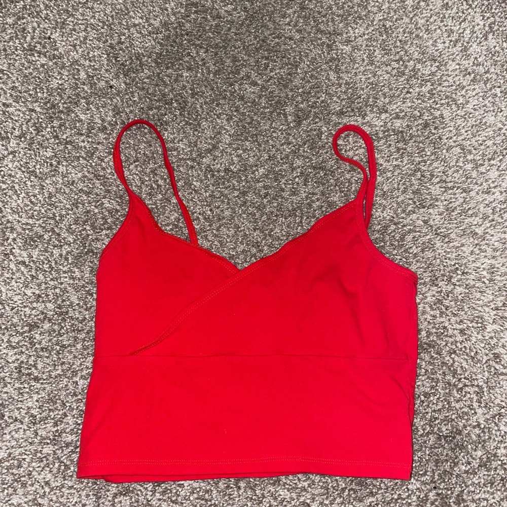 Shein Red Cross Tank Top